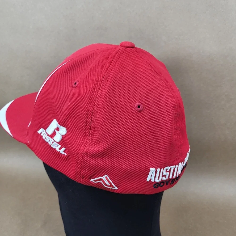Red Austin Peay State Govs Governors NCAA Flat Bill Small-Medium Cap Hat Russell